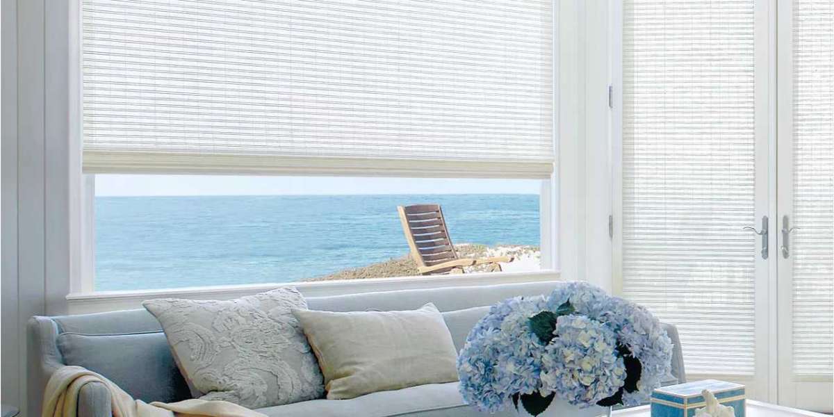 Elegant Hunter Douglas Woven Wood Shades by Smart Blind Design