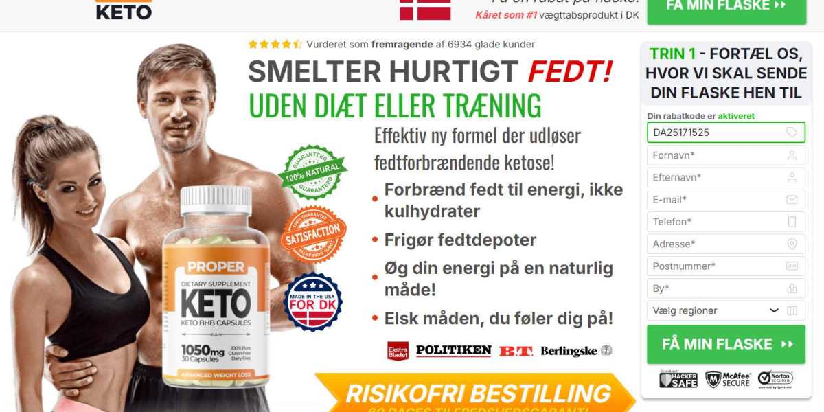 Proper Keto Capsules DK Officiel hjemmeside, anmeldelser og pris