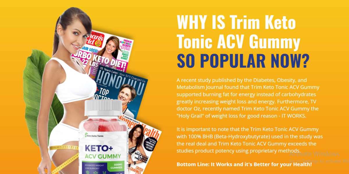 Trim Keto Tonic Keto+ ACV Gummies USA Reviews, Price & Know All Details [2024]