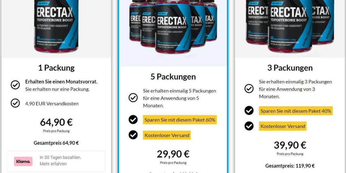 Erectax Testosterone Booster DE, AT, CH (Deutschland) Bewertungen & Kauf [2024]